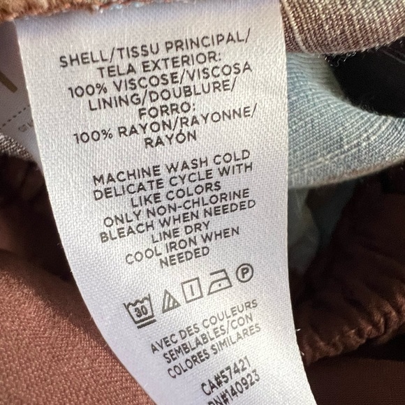 Ann Taylor LOFT Beach Tie Back Jumpsuit Star Tie Dye Wrap Wide Leg Jumpsuit XS - Picture 11 of 12